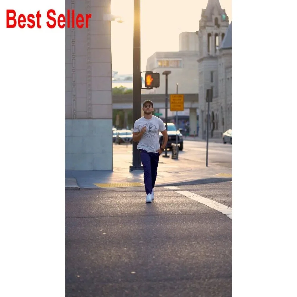 Men's Cotton Jogger Pants Cargo Style Casual Hiking Outdoor Activewear